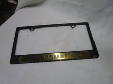 Load image into Gallery viewer, Vintage Brass &amp; Metal Jaguar License Plate Frame Holder

