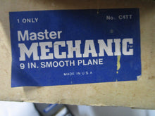 Load image into Gallery viewer, Vintage Master Mechanic USA 9 Inch Carpenters Smooth Plane with Original Box
