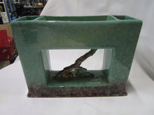 Load image into Gallery viewer, MCM Roseville USA 1005-9 Mint Green Ceramic Artwood Planter
