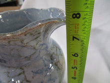 Load image into Gallery viewer, Vintage Roseville Unmarked Cornelian Blue Colonial Mouth Ewer Pitcher
