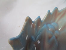 Load image into Gallery viewer, Vintage McCoy Unmarked Blue &amp; Pink Maple Leaf Ceramic Small Wall Pocket
