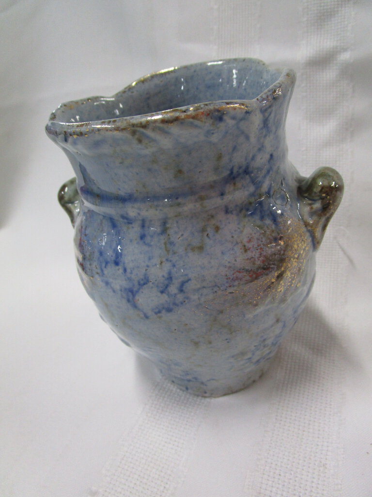 Vintage Roseville Unmarked Cornelian Blue Small Vase