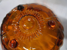 Load image into Gallery viewer, Vintage Indiana Glass Amber Glass Flower Decor Console Bowl
