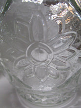 Load image into Gallery viewer, Tiara Indiana Clear Pressed Glass Sunflower Cookie Biscuit Jar
