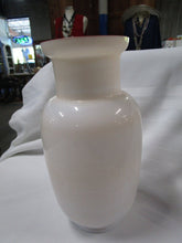 Load image into Gallery viewer, Vintage White Milk Glass Handpainted Poppy Vase
