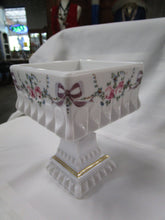 Load image into Gallery viewer, Vintage Westmoreland Handpainted Floral &amp; Ribbon Candy Dish No Lid
