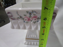 Load image into Gallery viewer, Vintage Westmoreland Handpainted Floral &amp; Ribbon Candy Dish No Lid
