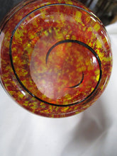 Load image into Gallery viewer, Vintage Speckled Glass Beehive Spiral Vase
