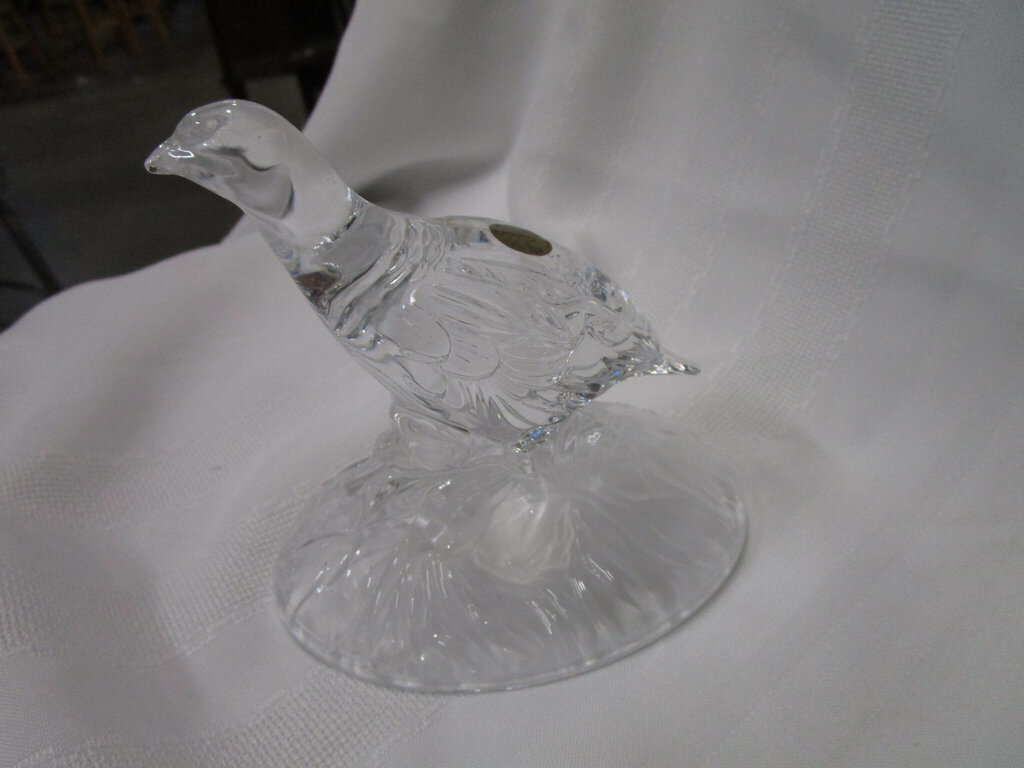Cristal d'Arques Red Grouse Clear Figurine