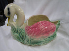 Load image into Gallery viewer, Vintage USA Ceramic Swan Planter
