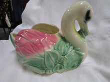 Load image into Gallery viewer, Vintage USA Ceramic Swan Planter
