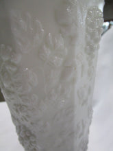 Load image into Gallery viewer, Vintage Westmoreland Leaves &amp; Berries Milk Glass Pedestal Vase
