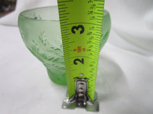 Load image into Gallery viewer, Vintage Lalique Green Glass Leaf Small Votive Holder Small Cup Vase
