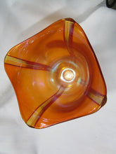 Load image into Gallery viewer, Fenton 100th Anniversary Marigold Glass Generations Collection Square Flared Vase
