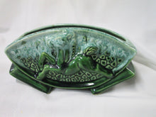 Load image into Gallery viewer, Vintage Green Drip Glaze Rocking Horse Ceramic Indoor Small Planter
