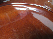 Load image into Gallery viewer, Hull Pottery USA Oven Proof Brown Drip Glaze Oval Serving Baking Dish
