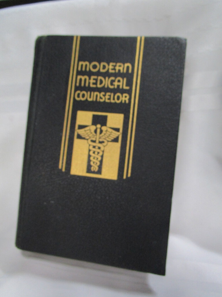 1943 Modern Medical Counselor H.O. Swartout MD Hardcover Medical Book