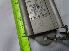 Load image into Gallery viewer, Vintage Hanson Viking 100 Lb Capacity Shop Scale with Galvanized Metal Scoop Bucket
