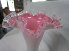 Load image into Gallery viewer, Vintage Fenton Pink Peach Silvercrest Milk Glass Vase
