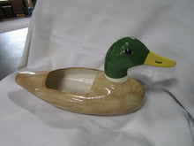 Load image into Gallery viewer, Vintage Handmade Ceramic Duck Indoor Planter
