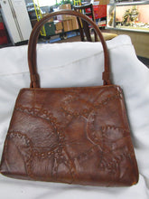 Load image into Gallery viewer, Vintage Pieced Leather Women&#39;s Shoulder Bag Purse
