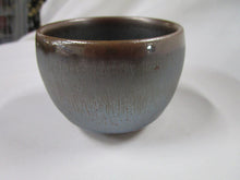 Load image into Gallery viewer, Chinese Jian Zhan Dragon Egg Silver Rabbit Hair No Handle Tea Cup Bowl
