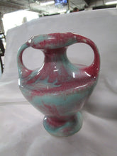 Load image into Gallery viewer, MCM California Pottery 521 Mint/Pink Double Handle Ewer Vase Decor
