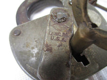 Load image into Gallery viewer, 1967 Slaymaker Penn Railroad Switch Padlock with Chain and Key
