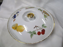Load image into Gallery viewer, Vintage Royal Worcester England Porcelain Fruit Motif Casserole Dish with Lid
