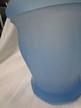 Load image into Gallery viewer, Vintage Indiana Glass Satin Blue Paneled Apothecary Canister Jar
