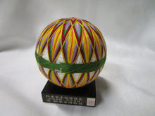 Load image into Gallery viewer, Handmade Japanese Temari Fabric Ball Ornament
