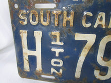 Load image into Gallery viewer, 1959 South Carolina One Ton H 79346 Automobile License Plate Tag
