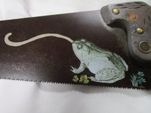 Load image into Gallery viewer, *Hand Painted Frog Saw
