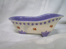 Load image into Gallery viewer, *Small Purple Ceramic Tub Planter, Good Sell
