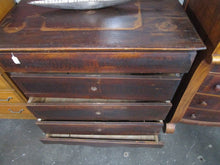 Load image into Gallery viewer, Antique European Five Drawer Scallop Bottom Dresser

