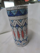 Load image into Gallery viewer, MCM Italy Fat Lava Cylinder Geometric Vase
