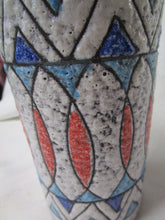 Load image into Gallery viewer, MCM Italy Fat Lava Cylinder Geometric Vase
