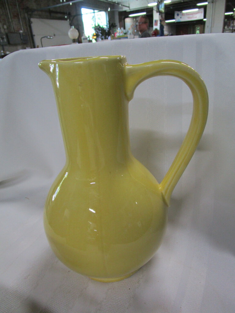Vintage McCoy Pottery Sunshine Yellow Ceramic Pitcher