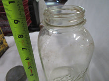 Load image into Gallery viewer, Circa 1923-1933 Ball Perfect Mason Clear Glass 2 Quart Jar with Zinc Lid
