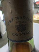 Load image into Gallery viewer, Vintage J &amp; F Martell Brown/Green Glass Cognac Bottle Empty
