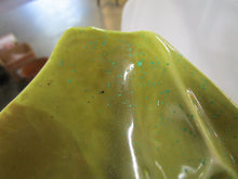 Load image into Gallery viewer, MCM California Pottery Avocado Green Speckled Cigarette Ashtray
