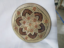 Load image into Gallery viewer, Vintage Turkish Copper Etched Floral Small Wall Plaque
