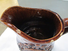 Load image into Gallery viewer, Antique Bennington Cameo Stoneware Pitcher AS IS Chips
