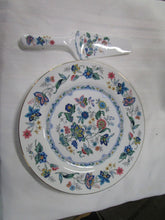 Load image into Gallery viewer, Vintage Andrea by Sadek Garden of India Cake Plate and Cake Server Set

