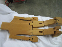 Load image into Gallery viewer, *Wooden Jointed Robot Doll, 1980&#39;s Don Ellefson, White Pine
