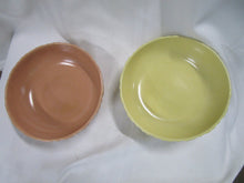 Load image into Gallery viewer, Vintage Franciscan Pottery Coronado Yellow and Brown Salad Bowls Set
