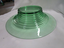 Load image into Gallery viewer, Vintage Vaseline Glass Horizontal Ribbed Console Decor Bowl
