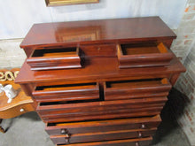 Load image into Gallery viewer, Antique 1800&#39;s Flame Mahogany Empire Dresser with Glove Drawers
