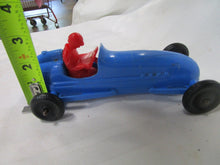 Load image into Gallery viewer, Vintage Processed Plastics Co. No. 7 Blue Plastic Toy Race Car with Driver
