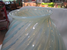 Load image into Gallery viewer, Vintage French Opalescent Swirl Large Glass Lampshade
